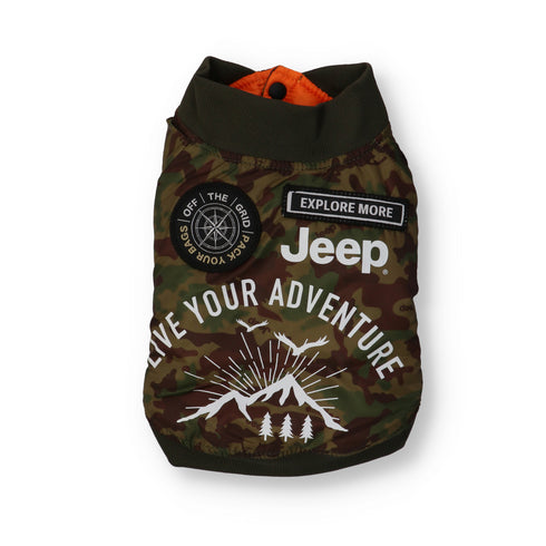 Jeep® ジープ MA-1 ジャケット JeepⓇの公式ライセンスペットアイテム