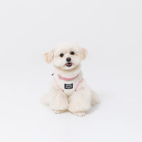 JeepⓇボアジッパーベスト ペット用品 ペットウェア 犬服
