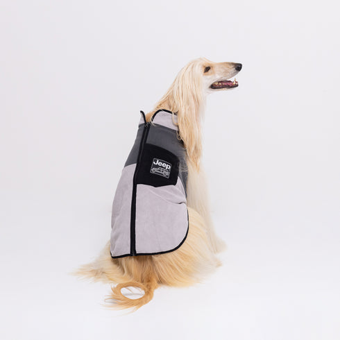 Jeep フリースジップベスト 中大型犬 ペット用品