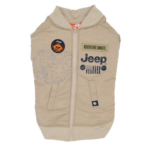 Jeep 背開きジャケット 中大型犬 ペット用品