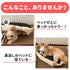 固定ができるペットベッド M ペット用品 ペットベッド
