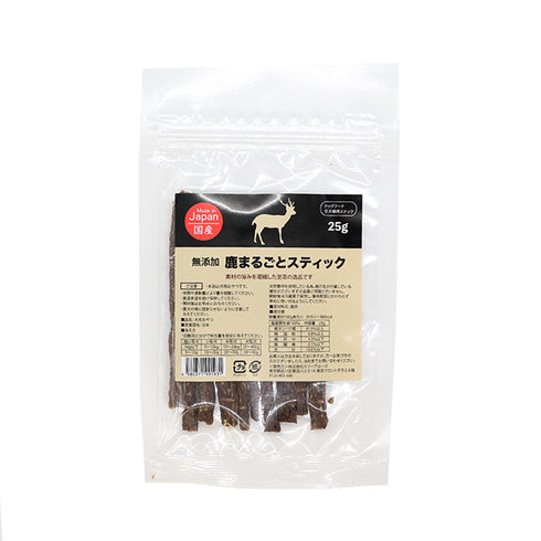 国産 無添加 鹿まるごとスティック 25g ペット用品