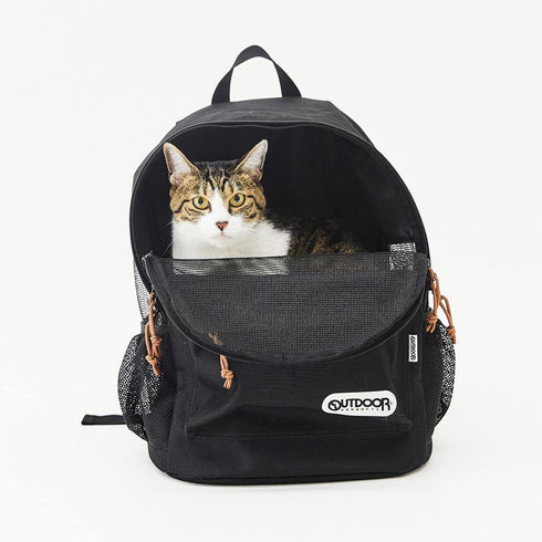 OUTDOOR PRODUCTS アウトドアリュックM ブラック OD213-011-001 ペットキャリー - MOFF