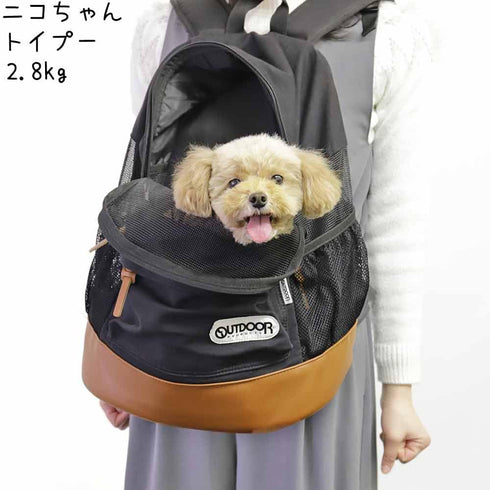 OUTDOOR PRODUCTS アウトドアプロダクツ DAYPACKメッシュキャリーM ブラック - MOFF
