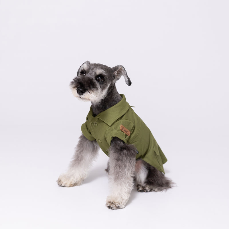 【キャンペーン10%OFF】JeepⓇ サファリシャツ 犬服 ジープ 犬服 服 犬 秋 冬 秋服 冬服 秋冬服 ペット用品 ペットグッズ ペットウェア