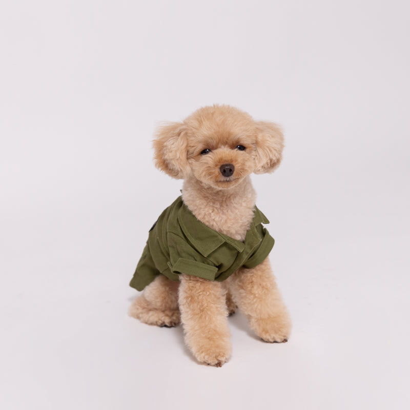 【キャンペーン10%OFF】JeepⓇ サファリシャツ 犬服 ジープ 犬服 服 犬 秋 冬 秋服 冬服 秋冬服 ペット用品 ペットグッズ ペットウェア