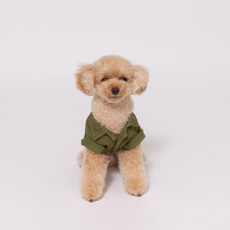 【キャンペーン10%OFF】JeepⓇ サファリシャツ 犬服 ジープ 犬服 服 犬 秋 冬 秋服 冬服 秋冬服 ペット用品 ペットグッズ ペットウェア