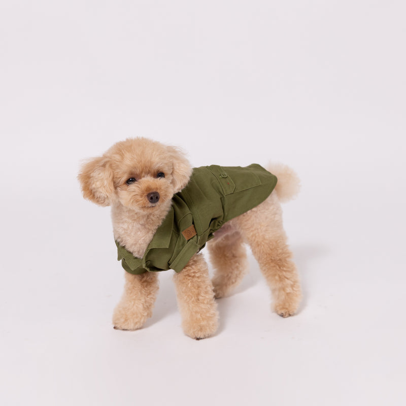 【キャンペーン10%OFF】JeepⓇ サファリシャツ 犬服 ジープ 犬服 服 犬 秋 冬 秋服 冬服 秋冬服 ペット用品 ペットグッズ ペットウェア