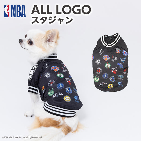 NBA ALL LOGO スタジアムジャケット  NBA公式ライセンス ペット商品