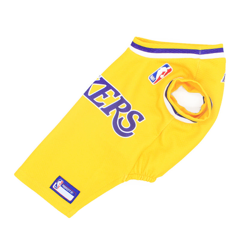 NBA Los Angeles Lakers ジャージー中大型犬  NBA公式ライセンス ペット商品