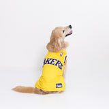 NBA Los Angeles Lakers ジャージー中大型犬  NBA公式ライセンス ペット商品