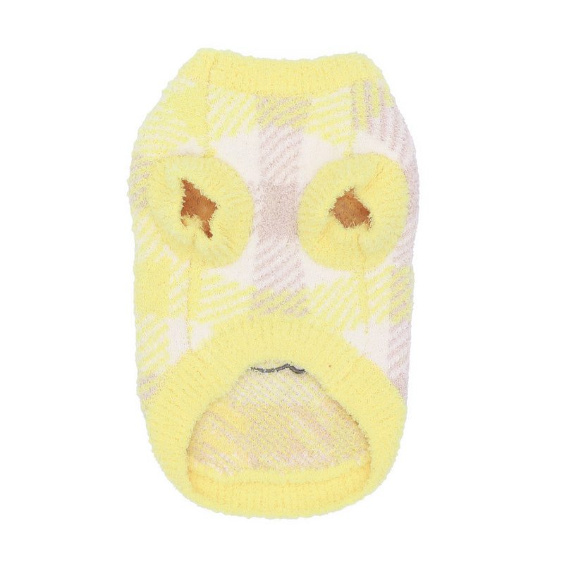プーさんチェックシェニールニット ペット用品