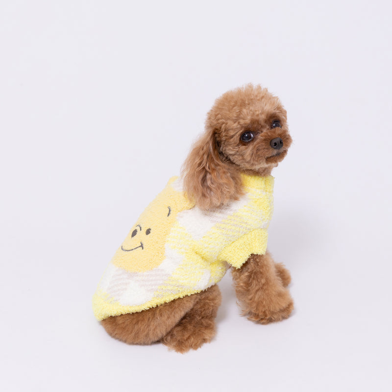 プーさんチェックシェニールニット ペット用品