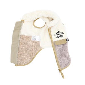 JeepⓇボアジッパーベスト ペット用品 ペットウェア 犬服