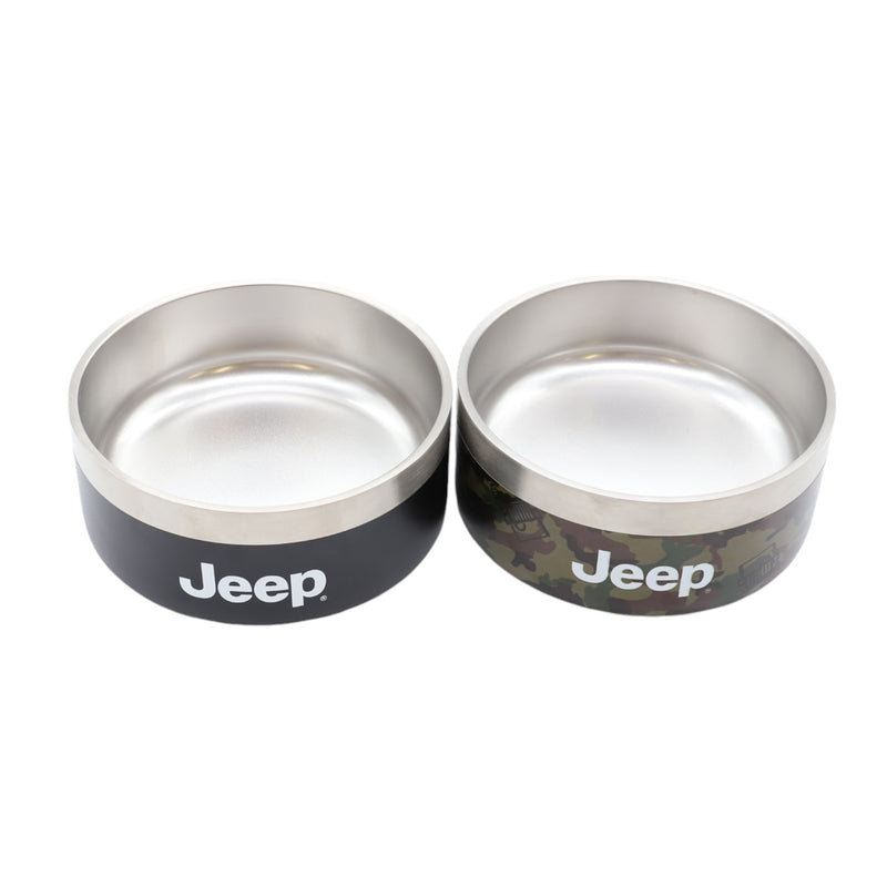 JeepⓇステンレスフードボウル Sサイズ 16oz ペット用品 ペット食器
