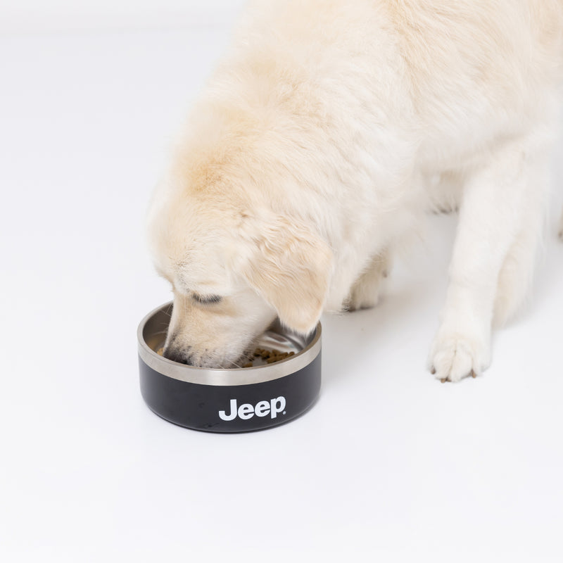JeepⓇステンレスフードボウル Mサイズ 32oz ペット用品 ペット食器