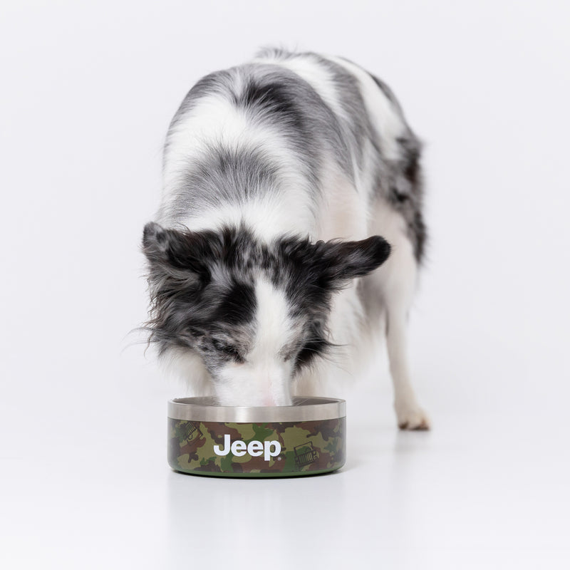 JeepⓇステンレスフードボウル Mサイズ 32oz ペット用品 ペット食器