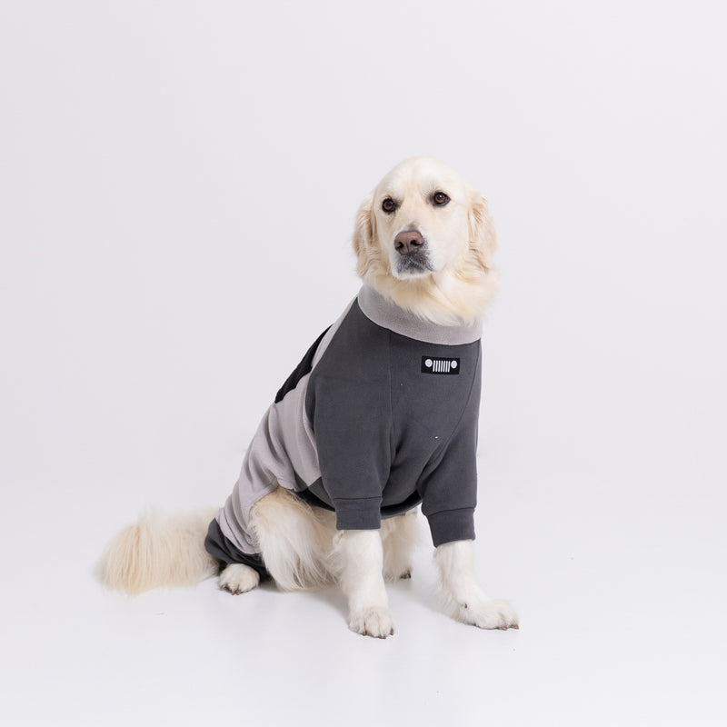 Jeep フリースジップロンパース　中大型犬 ペット用品