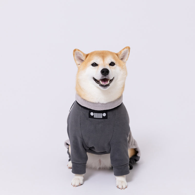 Jeep フリースジップロンパース　中大型犬 ペット用品