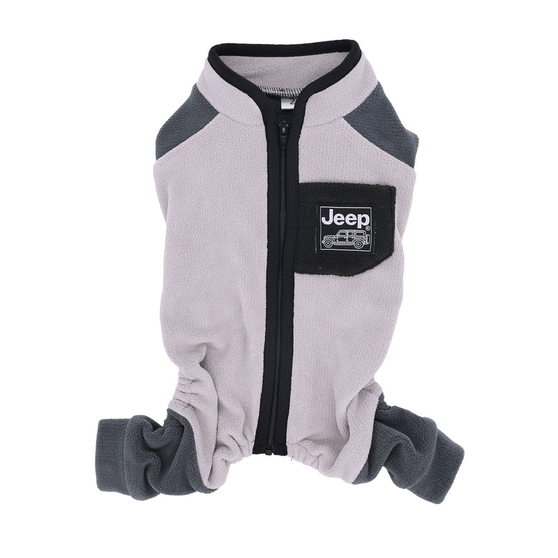 Jeep フリースジップロンパース　中大型犬 ペット用品