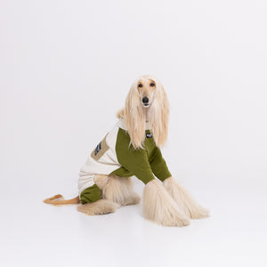 【Jeep】フリースジップロンパース　中・大型犬 ペット用品