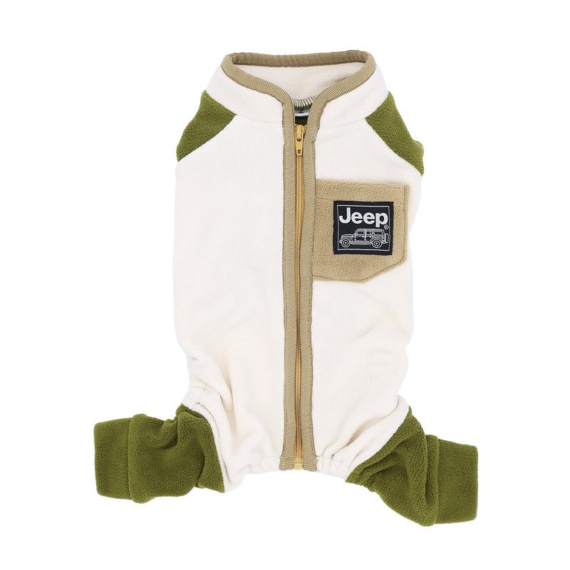 Jeep フリースジップロンパース　中大型犬 ペット用品