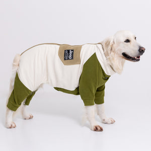 【Jeep】フリースジップロンパース　中・大型犬 ペット用品