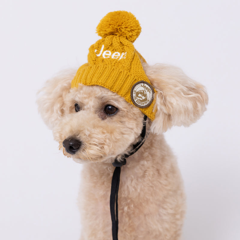 JEEPニット帽 ペット用品