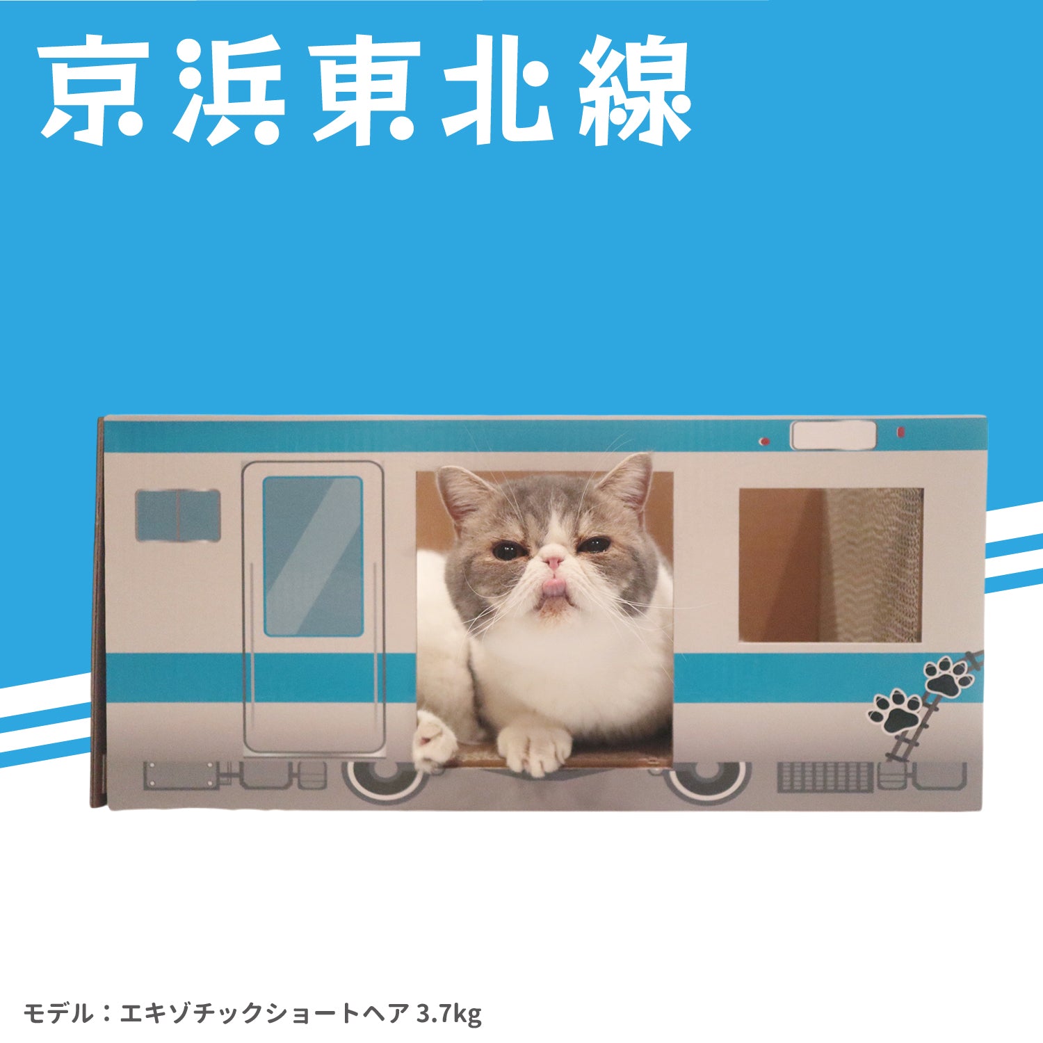 JR爪とぎ ペット用品 猫爪とぎ　山手線　埼京線　京浜東北線 JR東日本商品化許諾済