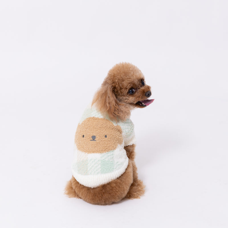 ボリスチェックシェニールニット ペット用品