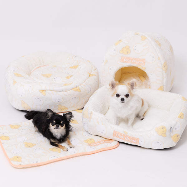 ミッフィー＆スナッフィーボアドームベッド ペット用品