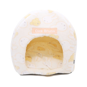【Miffy】ミッフィー＆スナッフィーボアドームベッド ペット用品