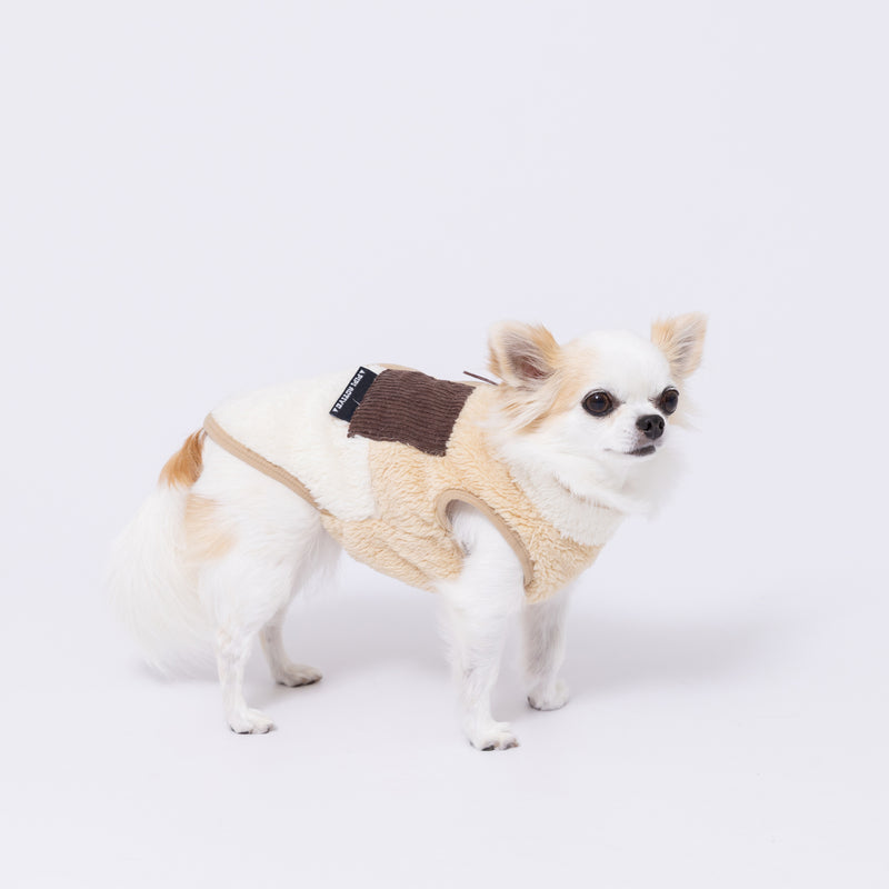 pipi背開きボアベスト ペット用品