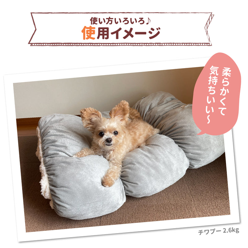 PET THREEもぐりんベッド ペット用品 ペットベッド