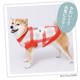 スヌーピーチェックシェニールニット中・大型犬 ペット用品