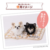 スヌーピーチェックボアブランケットM ペット用品