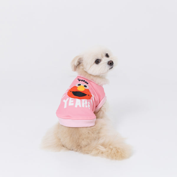 SESAME STREET エルモアップリケトレーナー ペット用品 ペットウェア 犬服