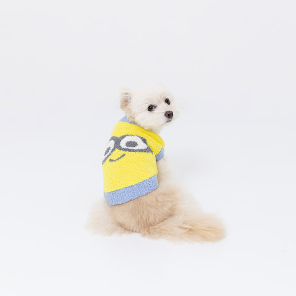 minionフェイスニット ペット用品 ペットウェア 犬服