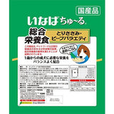 【いなば】 ちゅ～る 総合栄養食 ２０本 とりささみ・ビーフバラエティ<br>ちゅーる チュール 犬 イヌ 犬おやつ 水分補給 水分 水 おやつ いなば わんちゅーる チャオ Ciao 国産 日本 犬スナック 液体  液体おやつ