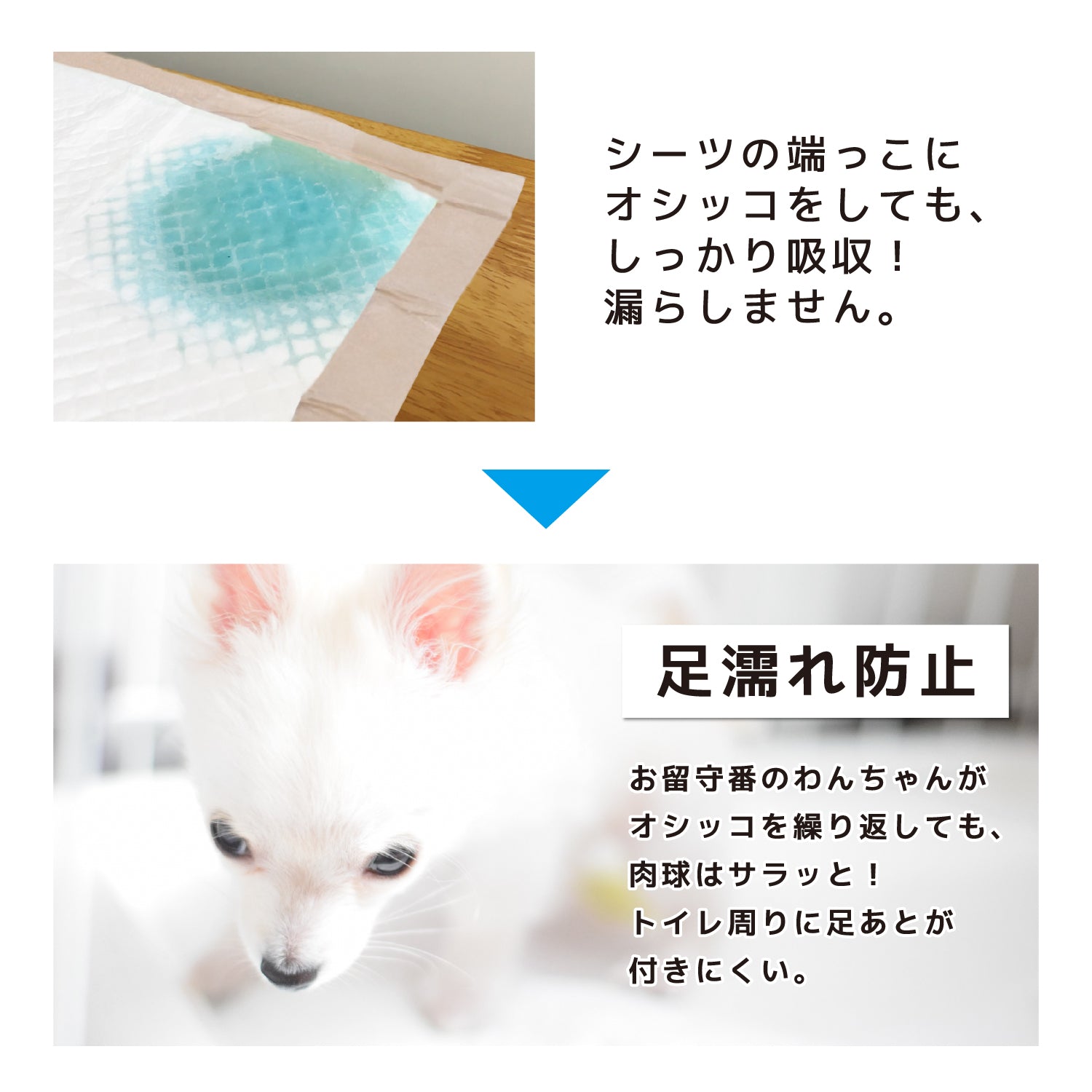 コスパがいい厚型ペットシーツ　レギュラー/400枚　ワイド/200枚　スーパーワイド/100枚