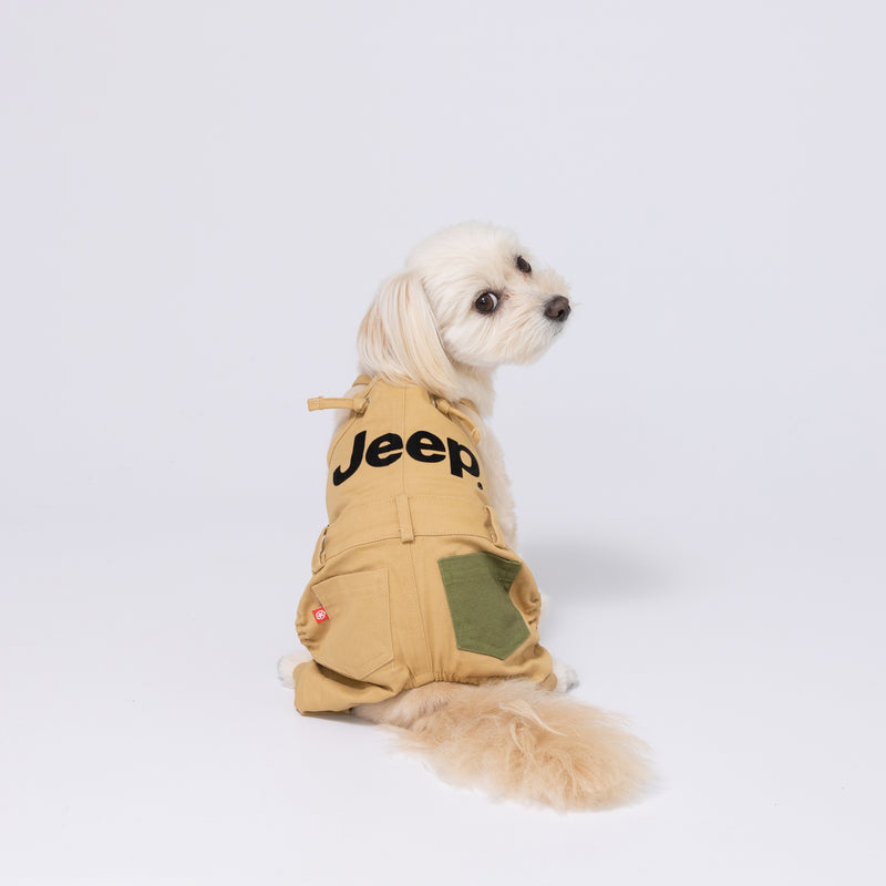 【キャンペーン10%OFF】Jeep®　ジープオーバーオール　JeepⓇの公式ライセンスペットアイテム