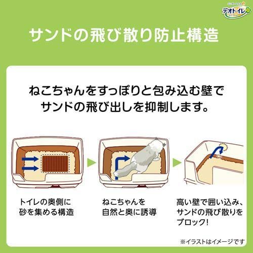 unicharm デオトイレ快適ワイド本体セット ナチュラルアイボリー