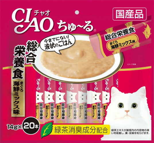 いなば ちゅ～る総合栄養食まぐろ海鮮ミックス味１４ｇ２０本
