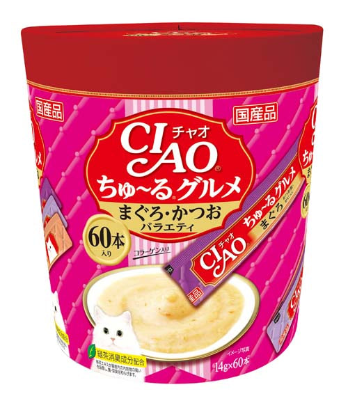 いなば CIAO ちゅ～るグルメ まぐろ・かつおバラエティ１４ｇ６０本