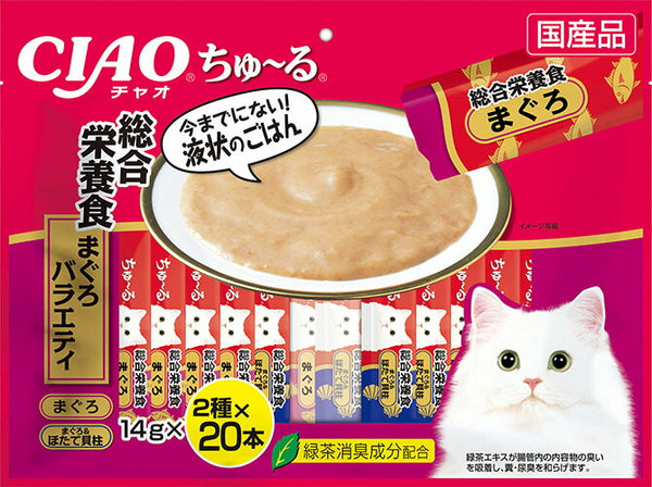 いなば CIAO ちゅ～る 総合栄養食まぐろバラエティ１４ｇ４０本