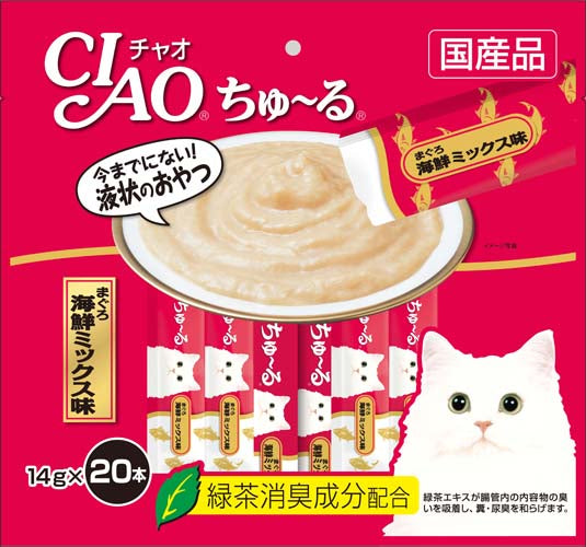 いなば CIAO ちゅ～るまぐろ 海鮮ミックス味 ２０本