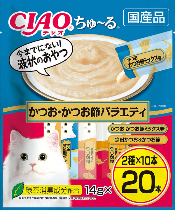 いなば コンパクトちゅ～るかつお・かつお節Ｖ１４ｇ×２０本