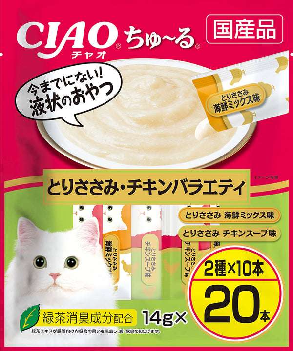 いなば コンパクトちゅ～るとりささみチキンＶ１４ｇ×２０本
