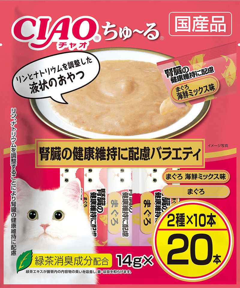 いなば コンパクトちゅ～る腎臓の健康に配慮Ｖ１４ｇ×２０本