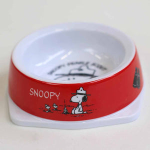 SNOOPY スヌーピーフードボウル レッド S
